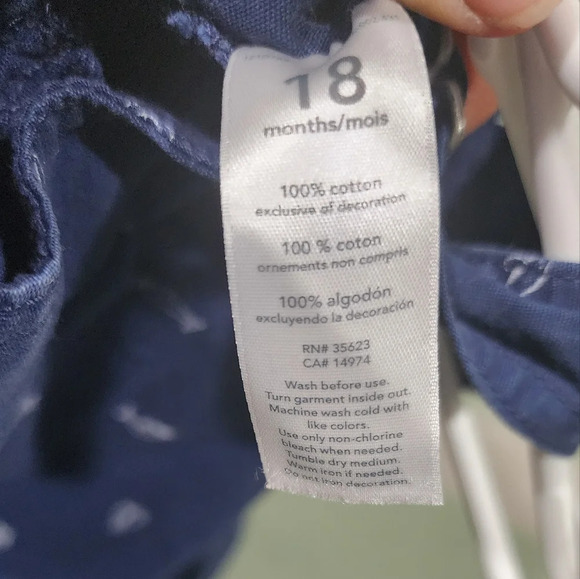 Carter's Captain of the Sea Overalls Navy Sz 18 m - Picture 5 of 6